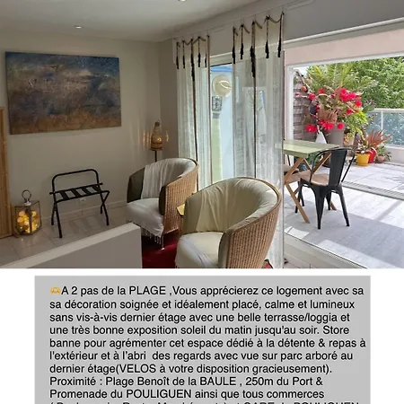 Apartamento 7appt, Terrasse ,vélo , Plages&port à Proximité , Idéalement Bien Situé, Dernier étage *