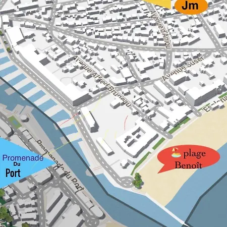 Appartamento Appt, Terrasse ,vélo , Plages&port à Proximité , Idéalement Bien Situé, Dernier étage