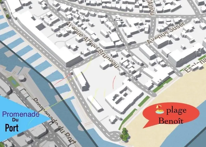 Апартаменты Appt, Terrasse ,velo , Plages & Port A Proximite , Idealement Bien Situe, Dernier Etage